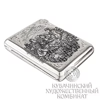 Портсигар из серебра