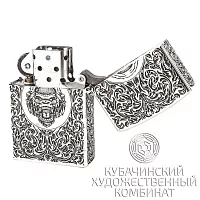 Зажигалка ручной работы из серебра