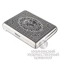 Портсигар из серебра
