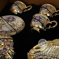 Чайный набор из серебра на 500 мл