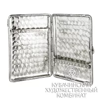 Портсигар ручной работы из серебра