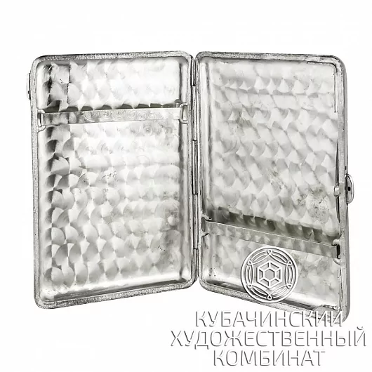 Портсигар ручной работы из серебра