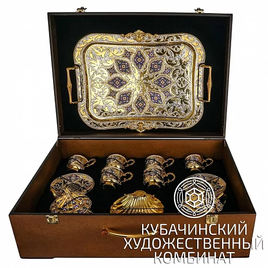 Чайный набор из серебра на 500 мл