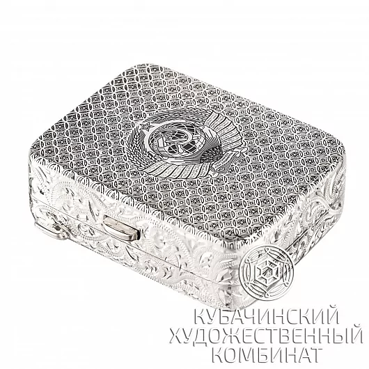 Таблетница из серебра