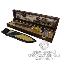 Нож из дамасской стали