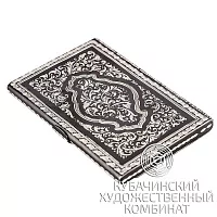 Визитница серебряная