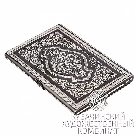 Визитница серебряная