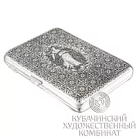 Портсигар из серебра 