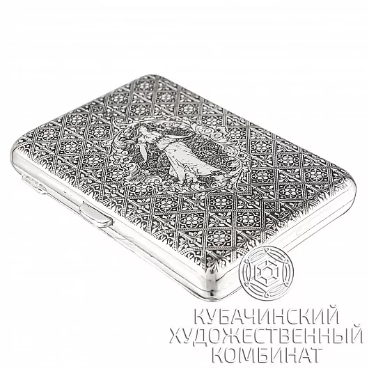 Портсигар из серебра 