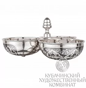 Менажница из серебра