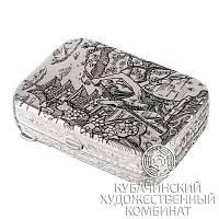 Таблетница из серебра