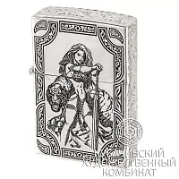 Зажигалка серебряная