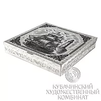Портсигар из серебра