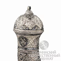 Кремневый пистолет из серебра