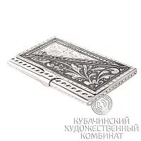 Визитница из серебра