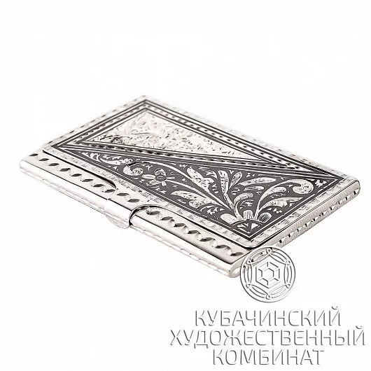 Визитница из серебра