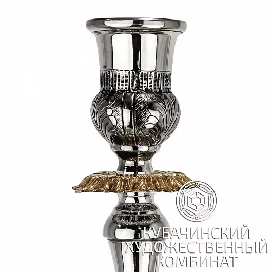 Подсвечник из серебра 925 пробы