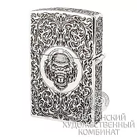 Зажигалка ручной работы из серебра