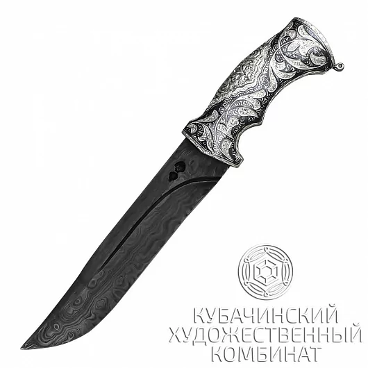 Нож из серебра