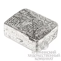Таблетница из серебра