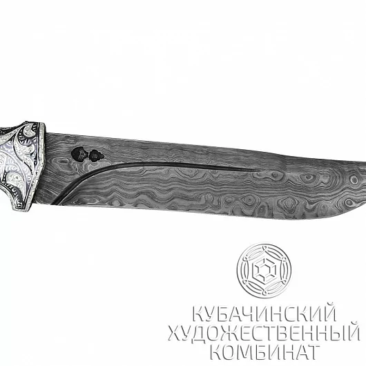 Нож из серебра