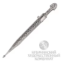 Кинжал серебряный