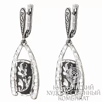 Серьги из серебра 925 пробы