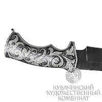 Нож серебряный