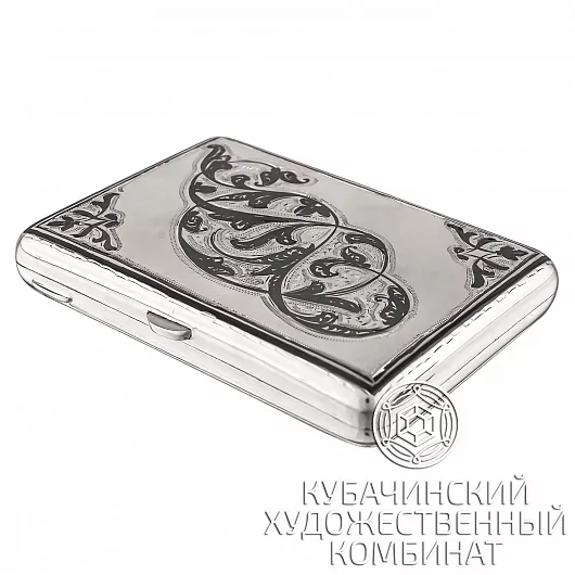 Портсигар из серебра