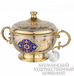 Сахарница из серебра на 290 мл