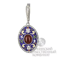 Серьги "Капля" из серебра