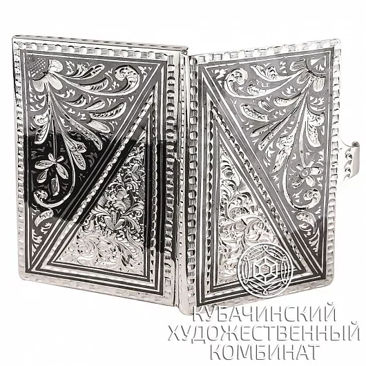 Визитница из серебра