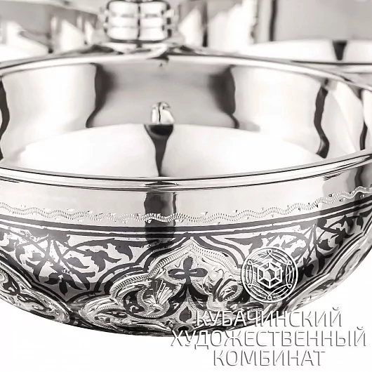 Менажница из серебра