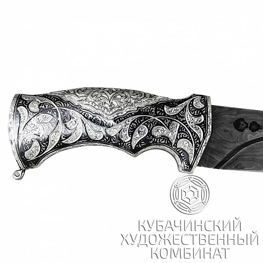 Нож из серебра