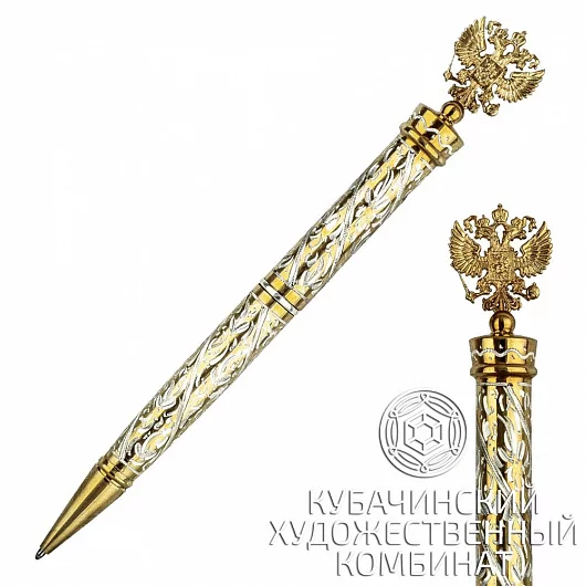 Ручка серебряная с гербом
