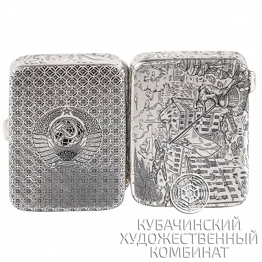 Таблетница из серебра