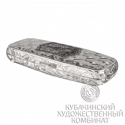 Футляр серебряный для очков