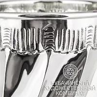 Стакан "Кривое зеркало" из серебра 925 пробы  на 250 мл
