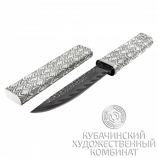 Нож из серебра